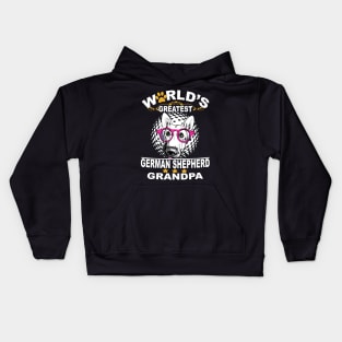 World's Greatest German Shepherd Grandpa Kids Hoodie